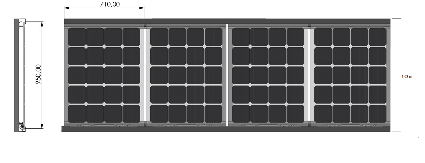 PREMIUM SOLARBALKON - Preis je angefangener lfm.